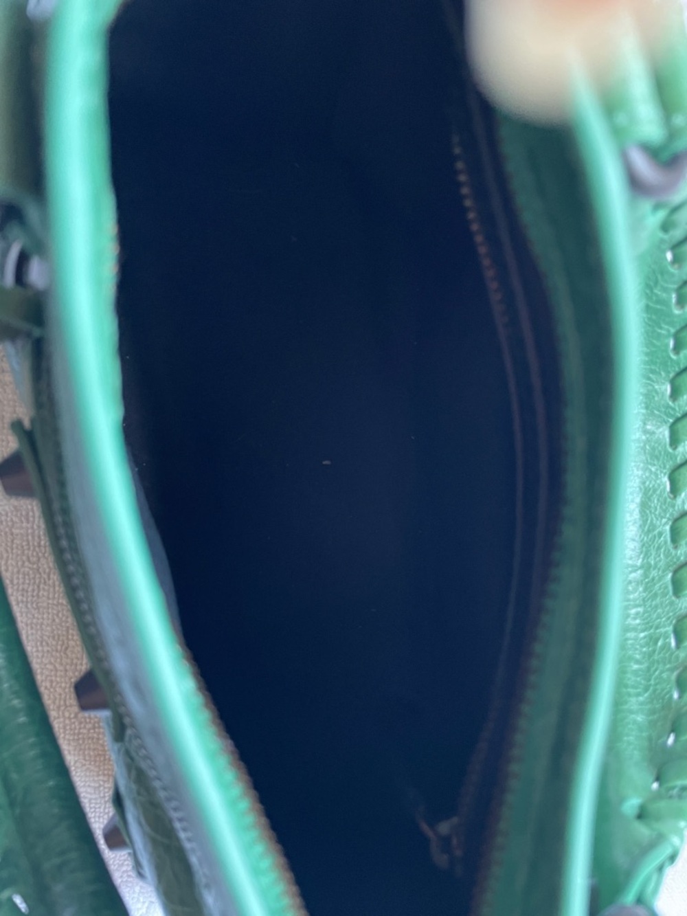 BEAUTIFUL BALENCIAGA LE CITY MINI BAG IN EMERALD GREEN PERFECT CONDITION! - Picture 7 of 15